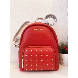 Michael Kors Erin Medium Backpack Red